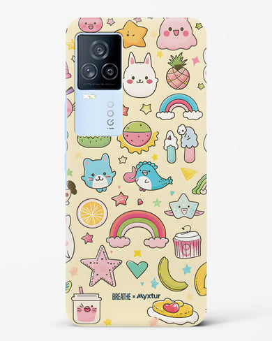 Happy Stickers [BREATHE] Hard Case Phone Cover (Vivo)