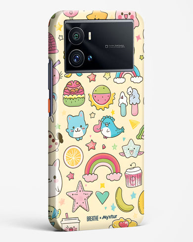 Happy Stickers [BREATHE] Hard Case Phone Cover (Vivo)
