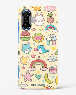 Happy Stickers [BREATHE] Hard Case Phone Cover (Xiaomi)