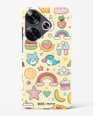 Happy Stickers [BREATHE] Hard Case Phone Cover (Xiaomi)