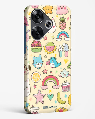 Happy Stickers [BREATHE] Hard Case Phone Cover (Xiaomi)