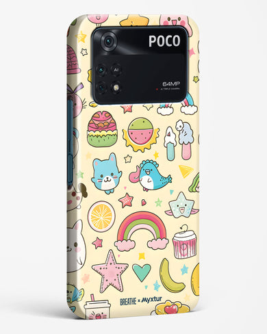 Happy Stickers [BREATHE] Hard Case Phone Cover (Xiaomi)