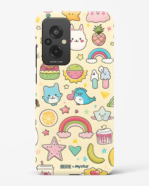 Happy Stickers [BREATHE] Hard Case Phone Cover (Xiaomi)
