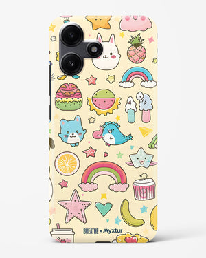 Happy Stickers [BREATHE] Hard Case Phone Cover (Xiaomi)