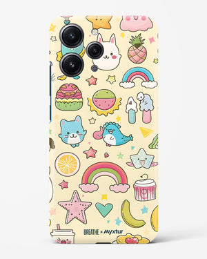 Happy Stickers [BREATHE] Hard Case Phone Cover (Xiaomi)