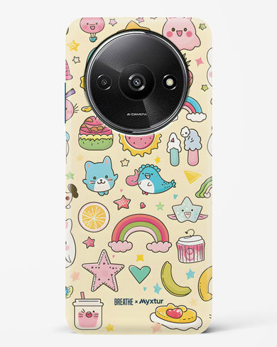 Happy Stickers [BREATHE] Hard Case Phone Cover (Xiaomi)