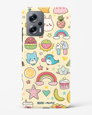 Happy Stickers [BREATHE] Hard Case Phone Cover (Xiaomi)