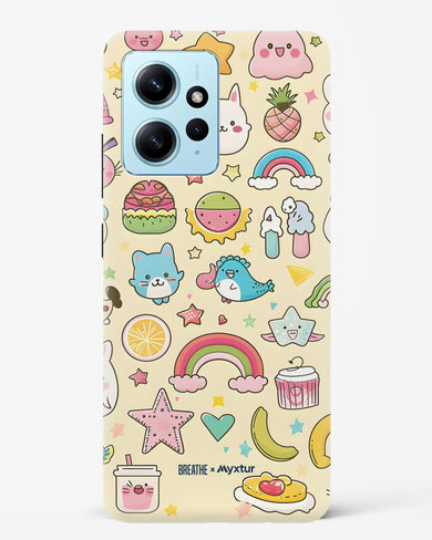 Happy Stickers [BREATHE] Hard Case Phone Cover (Xiaomi)