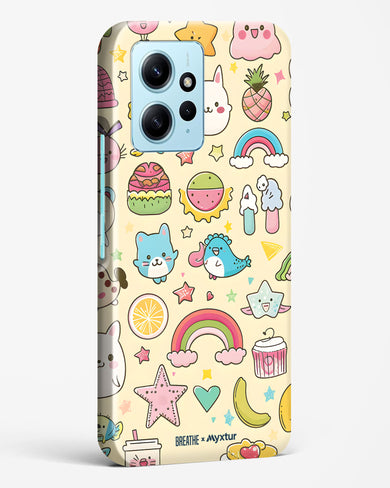 Happy Stickers [BREATHE] Hard Case Phone Cover (Xiaomi)