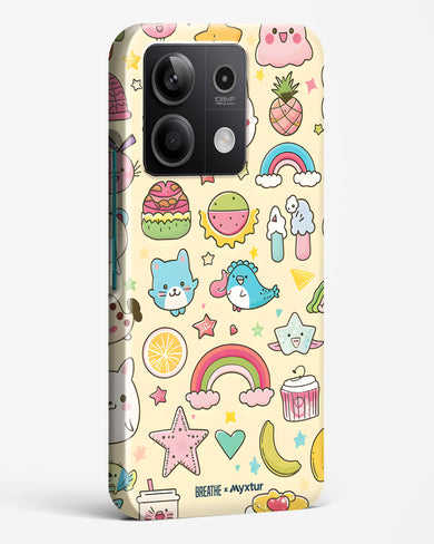 Happy Stickers [BREATHE] Hard Case Phone Cover (Xiaomi)