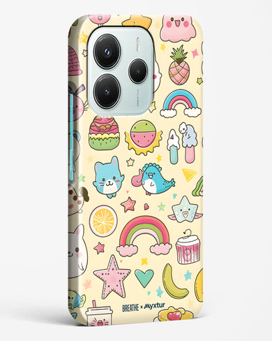 Happy Stickers [BREATHE] Hard Case Phone Cover (Xiaomi)