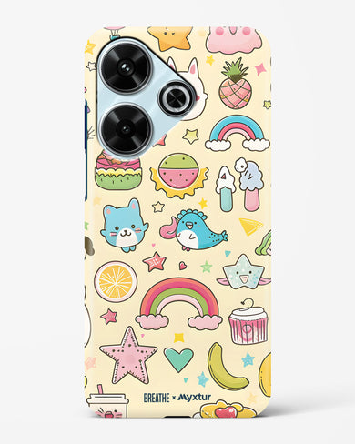 Happy Stickers [BREATHE] Hard Case Phone Cover (Xiaomi)