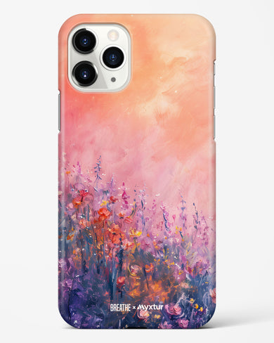 Brushed Flowers [BREATHE] Hard Case Phone Cover (Apple)