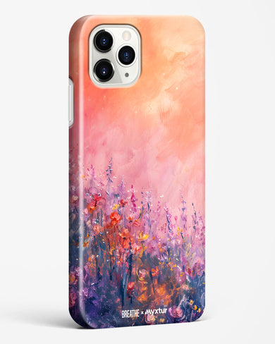 Brushed Flowers [BREATHE] Hard Case Phone Cover (Apple)