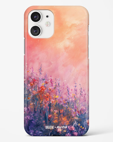 Brushed Flowers [BREATHE] Hard Case Phone Cover (Apple)