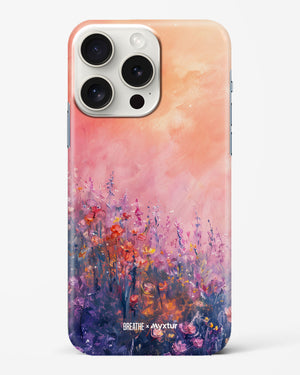 Brushed Flowers [BREATHE] Hard Case Phone Cover (Apple)