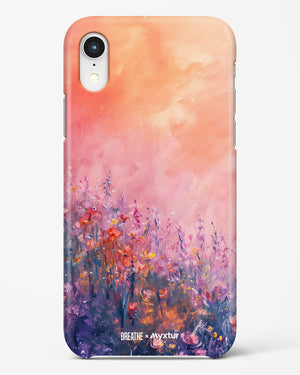 Brushed Flowers [BREATHE] Hard Case Phone Cover (Apple)