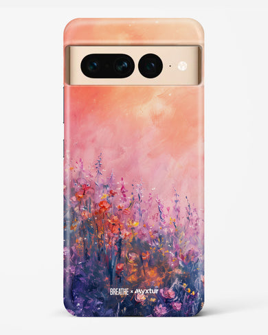 Brushed Flowers [BREATHE] Hard Case Phone Cover (Google)