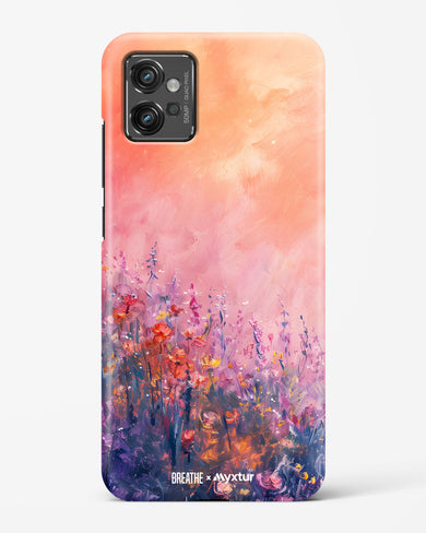 Brushed Flowers [BREATHE] Hard Case Phone Cover (Motorola)