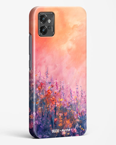 Brushed Flowers [BREATHE] Hard Case Phone Cover (Motorola)