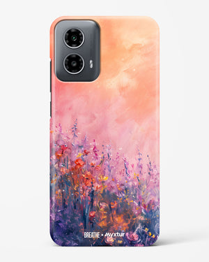 Brushed Flowers [BREATHE] Hard Case Phone Cover (Motorola)