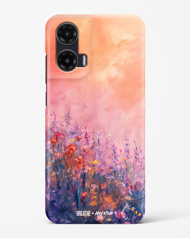 Brushed Flowers [BREATHE] Hard Case Phone Cover (Motorola)
