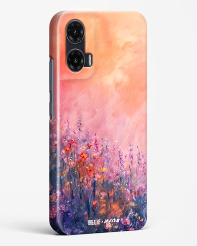 Brushed Flowers [BREATHE] Hard Case Phone Cover (Motorola)