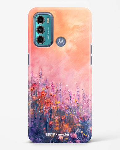 Brushed Flowers [BREATHE] Hard Case Phone Cover (Motorola)