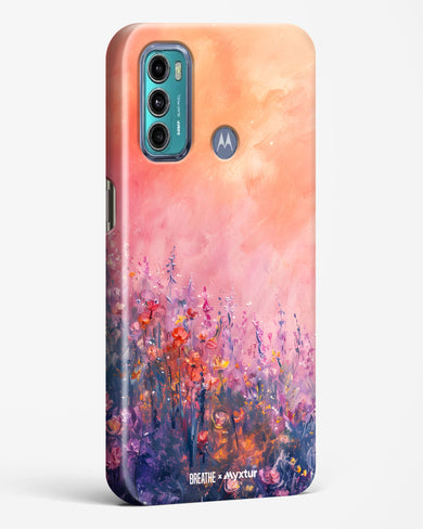 Brushed Flowers [BREATHE] Hard Case Phone Cover (Motorola)