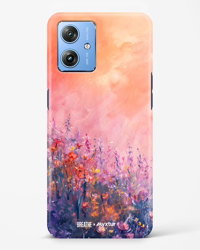 Brushed Flowers [BREATHE] Hard Case Phone Cover (Motorola)
