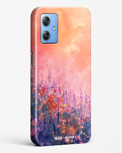 Brushed Flowers [BREATHE] Hard Case Phone Cover (Motorola)