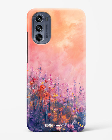 Brushed Flowers [BREATHE] Hard Case Phone Cover (Motorola)