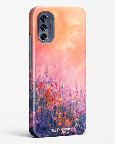 Brushed Flowers [BREATHE] Hard Case Phone Cover (Motorola)