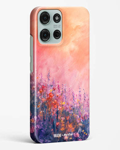 Brushed Flowers [BREATHE] Hard Case Phone Cover (Motorola)