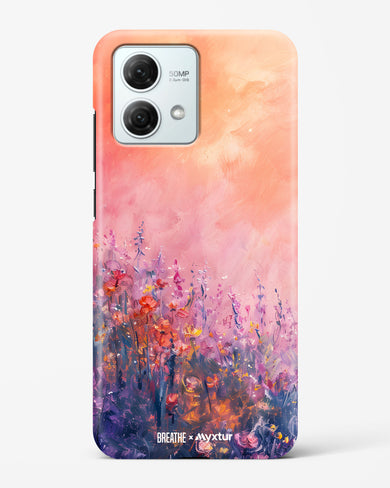 Brushed Flowers [BREATHE] Hard Case Phone Cover (Motorola)