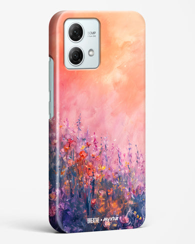 Brushed Flowers [BREATHE] Hard Case Phone Cover (Motorola)