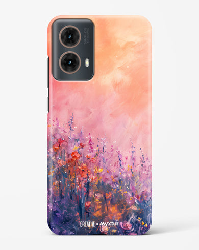 Brushed Flowers [BREATHE] Hard Case Phone Cover (Motorola)