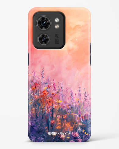 Brushed Flowers [BREATHE] Hard Case Phone Cover (Motorola)