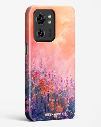 Brushed Flowers [BREATHE] Hard Case Phone Cover (Motorola)