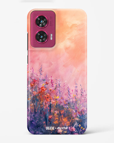 Brushed Flowers [BREATHE] Hard Case Phone Cover (Motorola)