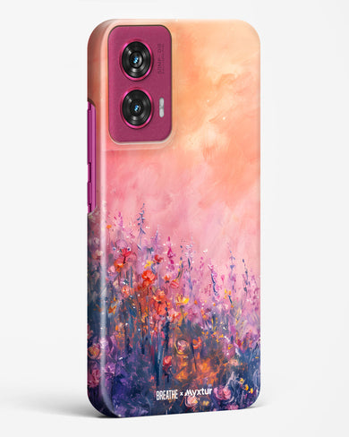 Brushed Flowers [BREATHE] Hard Case Phone Cover (Motorola)