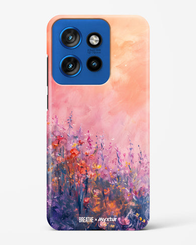 Brushed Flowers [BREATHE] Hard Case Phone Cover (Motorola)