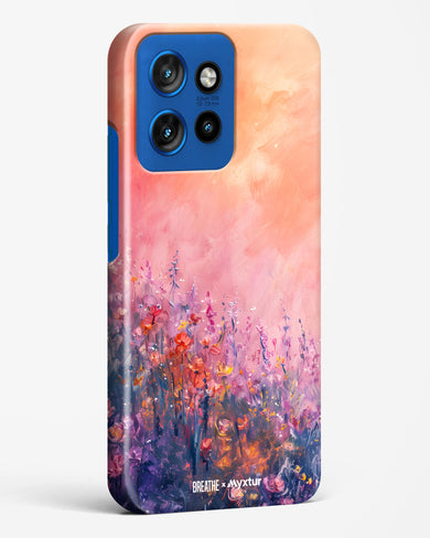 Brushed Flowers [BREATHE] Hard Case Phone Cover (Motorola)