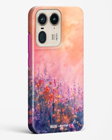 Brushed Flowers [BREATHE] Hard Case Phone Cover (Motorola)