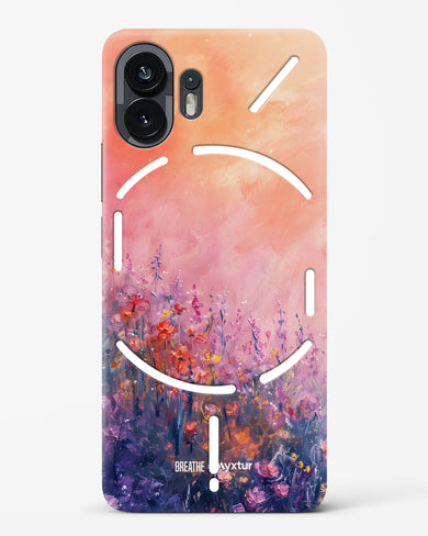 Brushed Flowers [BREATHE] Hard Case Phone Cover (Nothing)