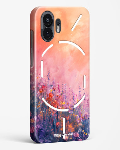 Brushed Flowers [BREATHE] Hard Case Phone Cover (Nothing)