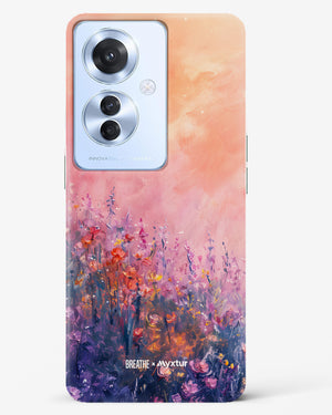 Brushed Flowers [BREATHE] Hard Case Phone Cover (Oppo)