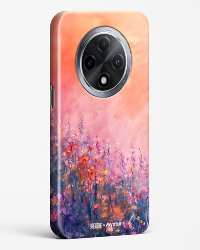 Brushed Flowers [BREATHE] Hard Case Phone Cover (Oppo)