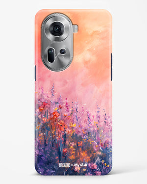 Brushed Flowers [BREATHE] Hard Case Phone Cover (Oppo)