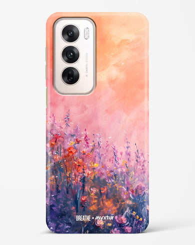 Brushed Flowers [BREATHE] Hard Case Phone Cover (Oppo)